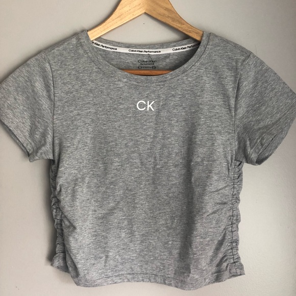 Women’s Calvin Klein Performance Cropped T Shirt - Picture 3 of 5